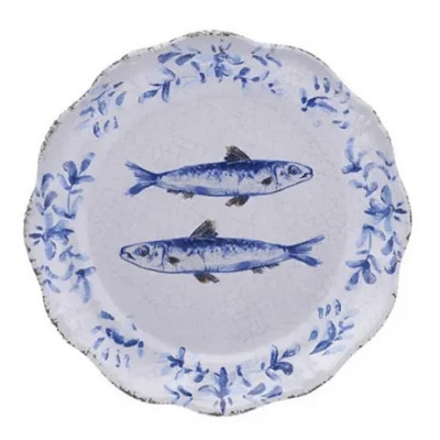 PRATO MELAMINA DESENHO PEIXES PRATO MELAMINA DESENHO PEIXES