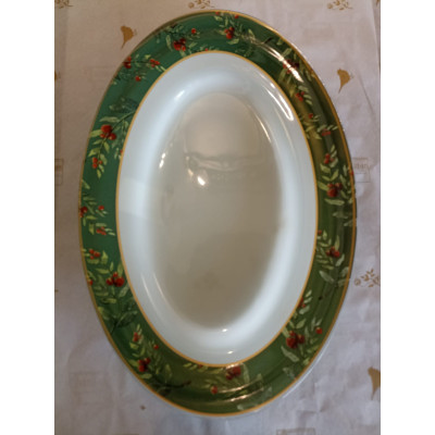 ORNAMENTO DE VIDRO DECORATIVO OVAL G HOLLY ORNAMENTO DE VIDRO DECORATIVO OVAL G HOLLY