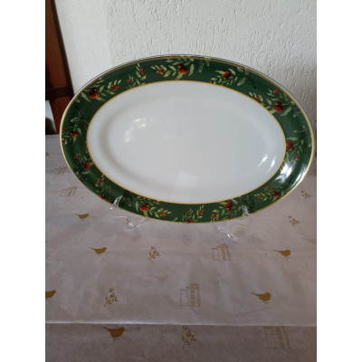 ORNAMENTO DE VIDRO DECORATIVO OVAL G HOLLY ORNAMENTO DE VIDRO DECORATIVO OVAL G HOLLY