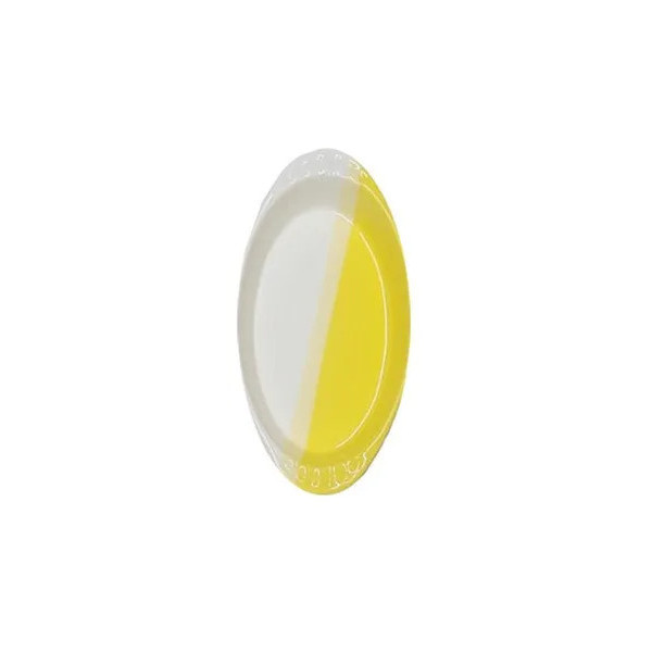 18/6 - TRAVESSA PORCELANA BICOLOR