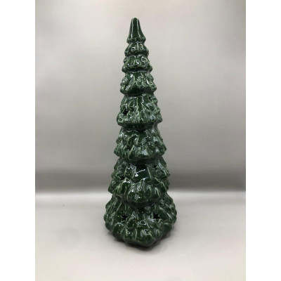 ARVORE ESTRELA PORC LED 14,5X9X25CM