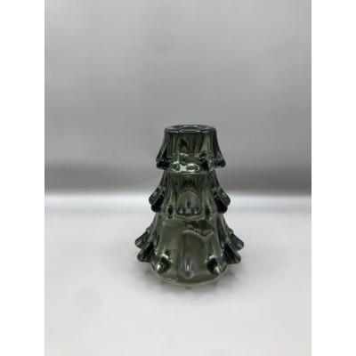 PORTA VELAS CRAVEJADO 9X11CM VERDE