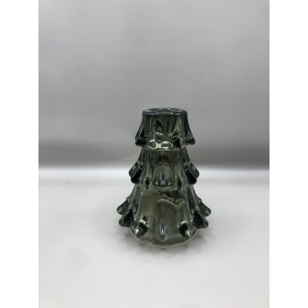 PORTA VELAS CRAVEJADO 9X11CM VERDE