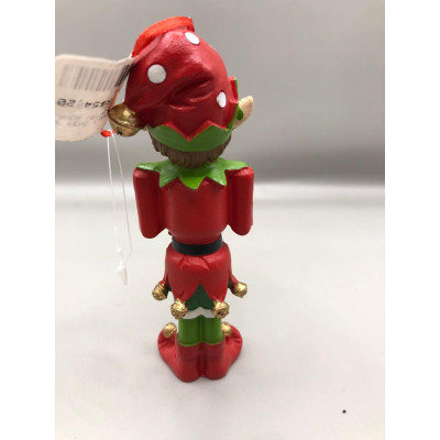 ENF PEND ELFO C/GUIRLANDA VRM/VRD 14CM (ELFOS) C/1 UN