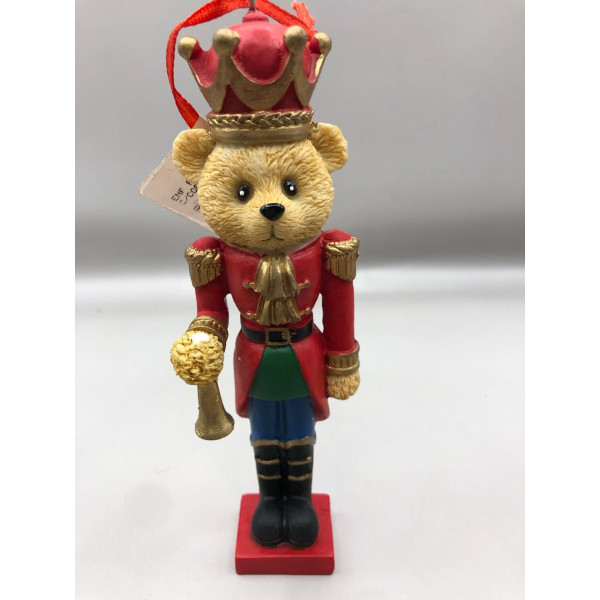 ENF PEND URSO SOLD C/CORNETA CLR 15CM () C/1 UN