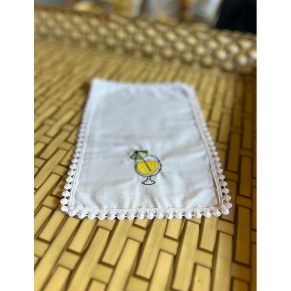 GBC 08(GB PARA COQUETEL LINHO BRANCO DRINK AMARELO)