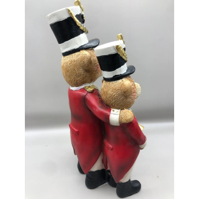 RESINA NATAL URSO (COLORIDO) 22,52X8,58cm (FLORARTE) Vol. 3