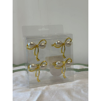 ANEL GUARDANAPO LACO PER 4,6X4,8CM C/4