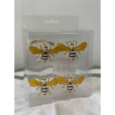 ANEL GUARDANAPO HONEY BEE 5X3X4,3CM C/4