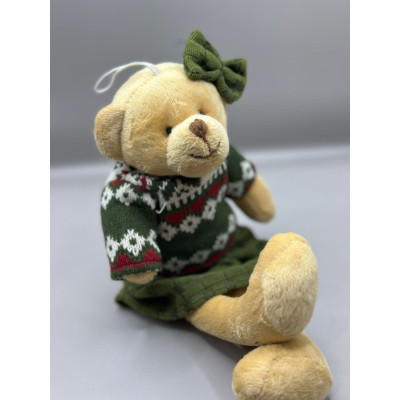 URSO PEL EM PE TRICO 29CM VERDE