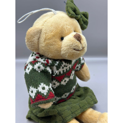 URSO PEL EM PE TRICO 29CM VERDE