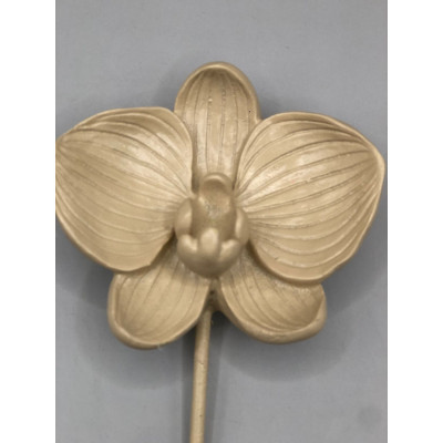 GANCHO DECORATIVO FLOR ROSA METAL