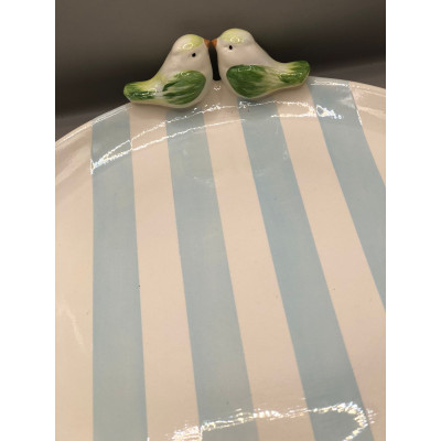 TRAVESSA REDONDA COM PASSARO