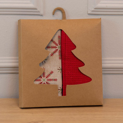 CAIXA C/PANOS DE COPA FLOCO NEVE CLR 40x70cm () KIT C/2 PC