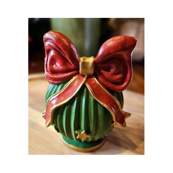 30938 - PORTA VELAS POLIR BOLA LACO 8,2X11,5CM