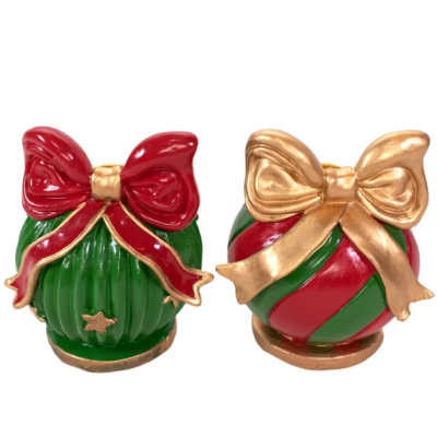 30938 - PORTA VELAS POLIR BOLA LACO 8,2X11,5CM