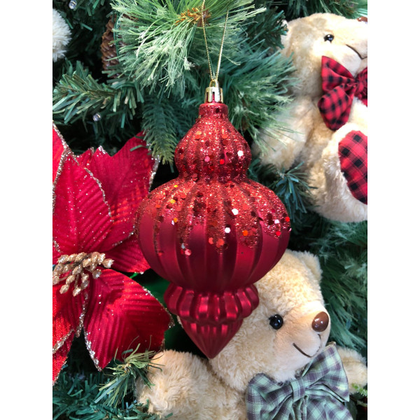 AB400 BOLA BALAO VERMELHA 17CM C/3