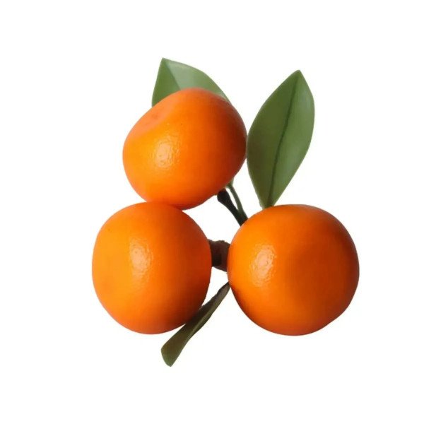 Jogo de anéis para guardanapos laranja