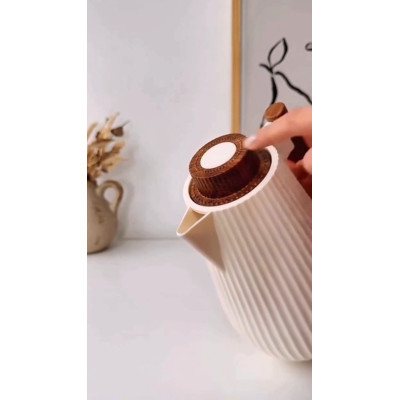 Garrafa térmica Modern branca 1L Tuut