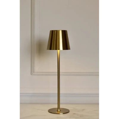 Luminária de mesa em metal dourado Tuut