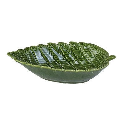 Petisqueira Folha Verde em Cerâmica