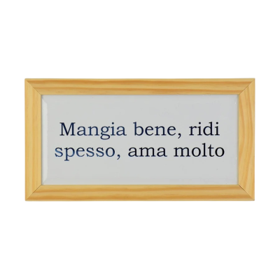 Quadro Azulejo Mangia Bene
