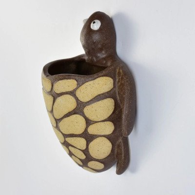Vaso Tartaruga Marrom