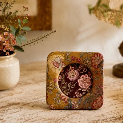 Porta-Retrato Flower MDF 14cm
