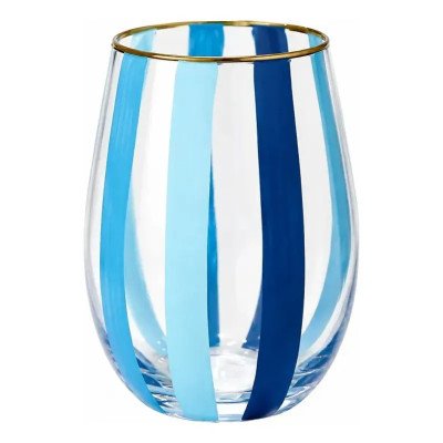 Copo Vidro Milano Azul 600ml