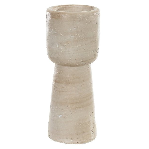 Castiçal Decorativo Bege