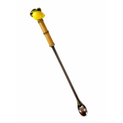 Colher Bailarina Bambu Natural com Limão