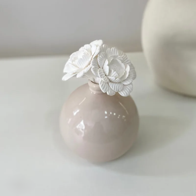 Difusor Porcelana Flor Peônia