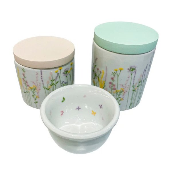 Kit de Higiene Jardim Europeu - 3 Peças