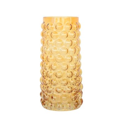 Vaso Cilíndrico Bolhas 28Cm