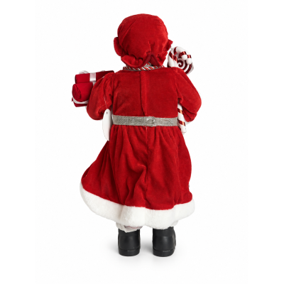 Mamãe Noel Decorativa Vermelha 45cm