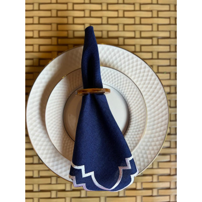 4570 GUARDANAPO 45 X 45 CM AZUL C/ BRANCO 4570 GUARDANAPO 45 X 45 CM AZUL C/ BRANCO