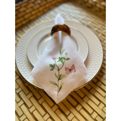 GUARDANAPO ESTAMPADO LINHO SINTETICO - 45X45 CM UNICOPRIMAVERA