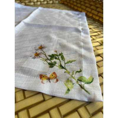 GUARDANAPO ESTAMPADO LINHO SINTETICO - 45X45 CM UNICOPRIMAVERA