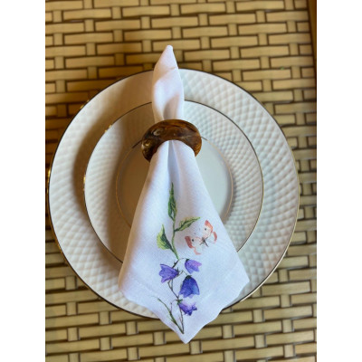 GUARDANAPO ESTAMPADO LINHO SINTETICO - 45X45 CM UNICOPRIMAVERA
