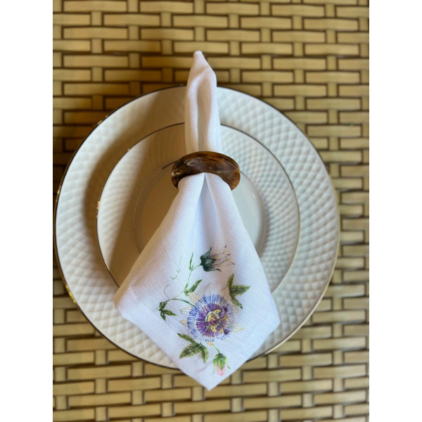 GUARDANAPO ESTAMPADO LINHO SINTETICO - 45X45 CM UNICOTROPICAL