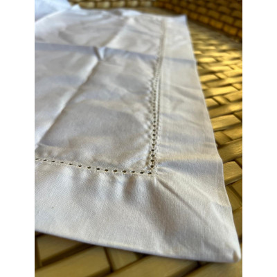 GUARDANAPO DE ALGODAO BRANCO  50X50 cm