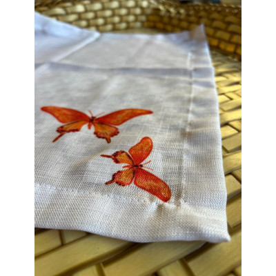 78910731685000 - GUARDANAPO ESTAMPADO LINHO SINTETICO - 45X45 CM UNICOBORBOLETA